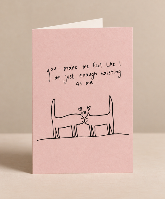 PURRING CARD