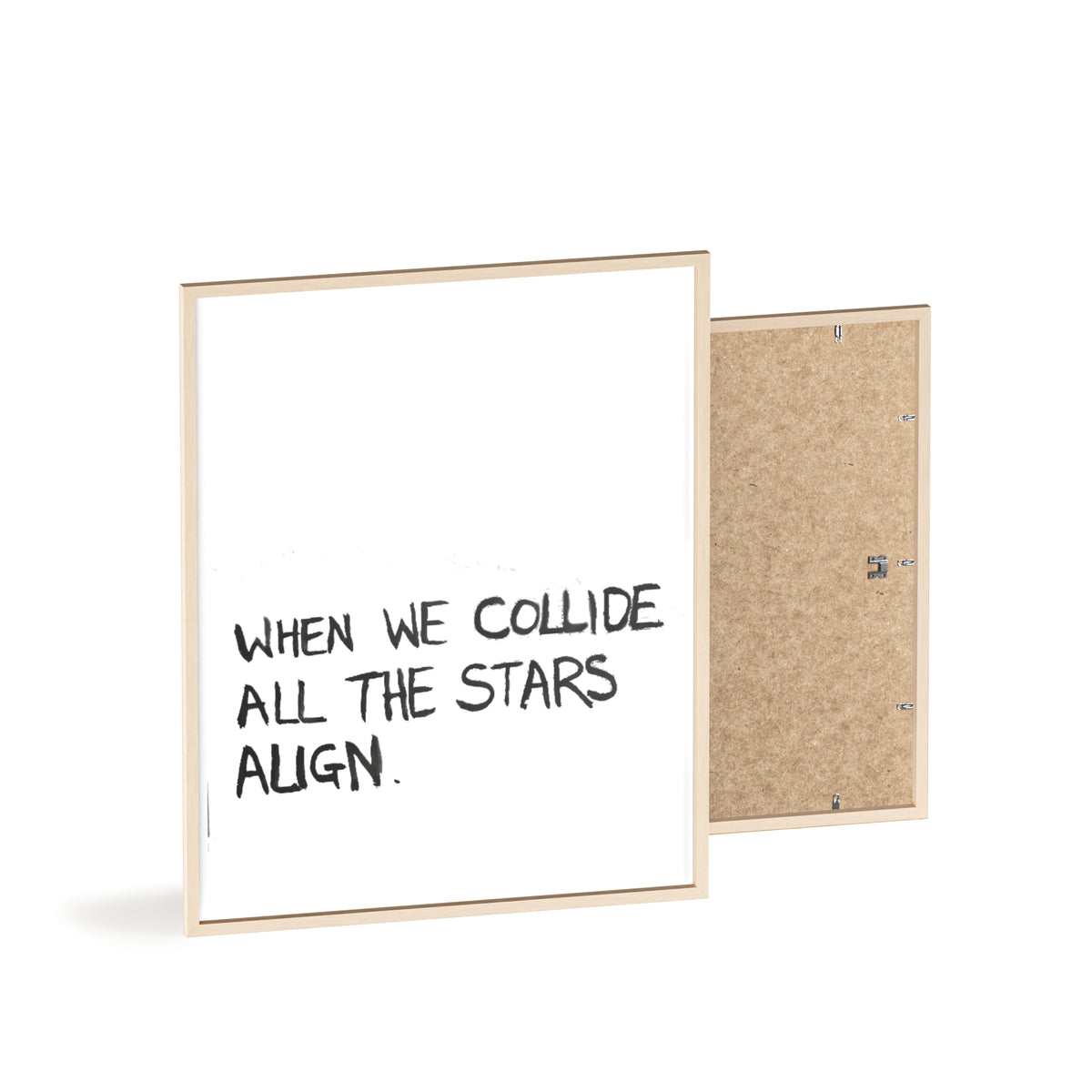 COLLIDE FRAMED PRINT