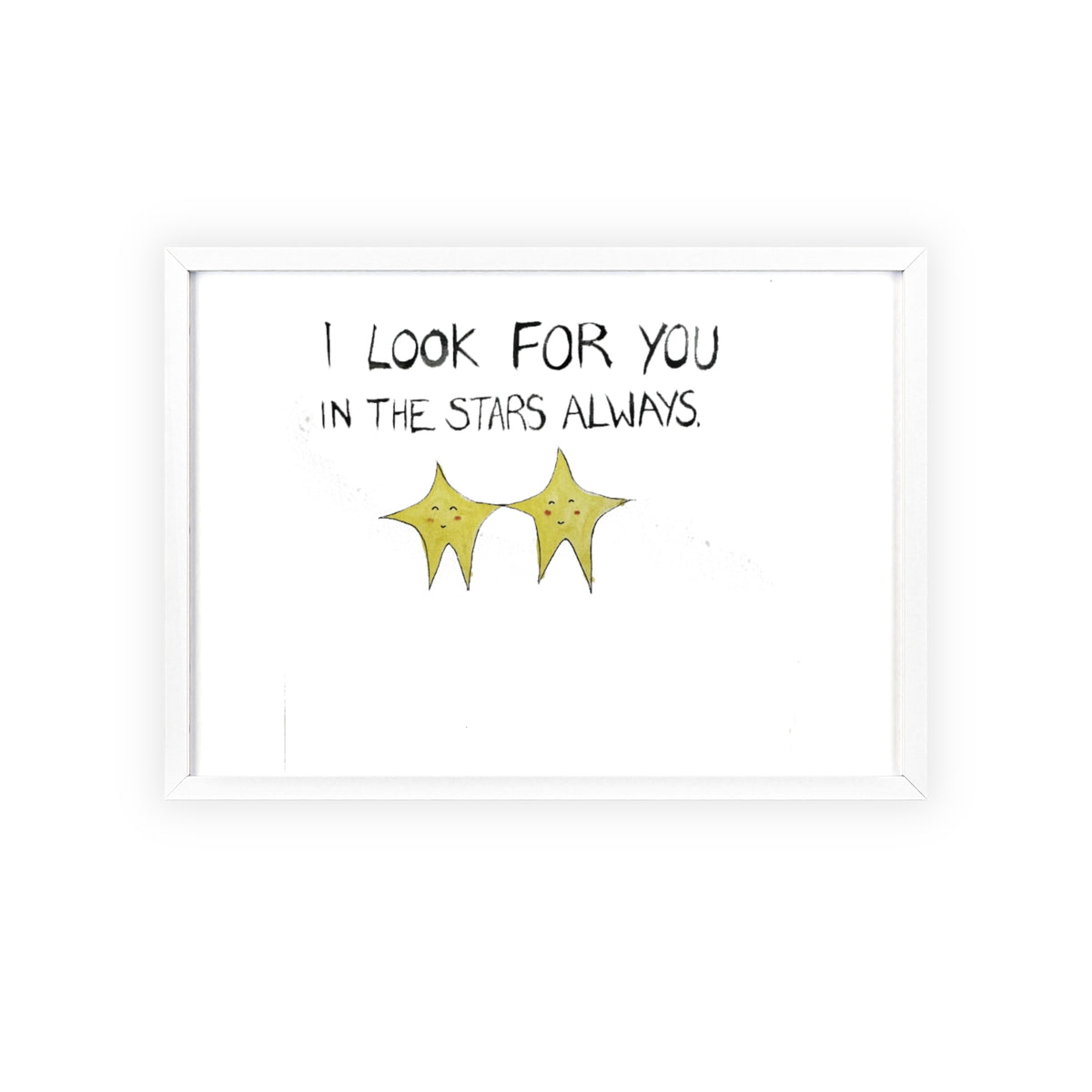 SEARCHING FRAMED PRINT