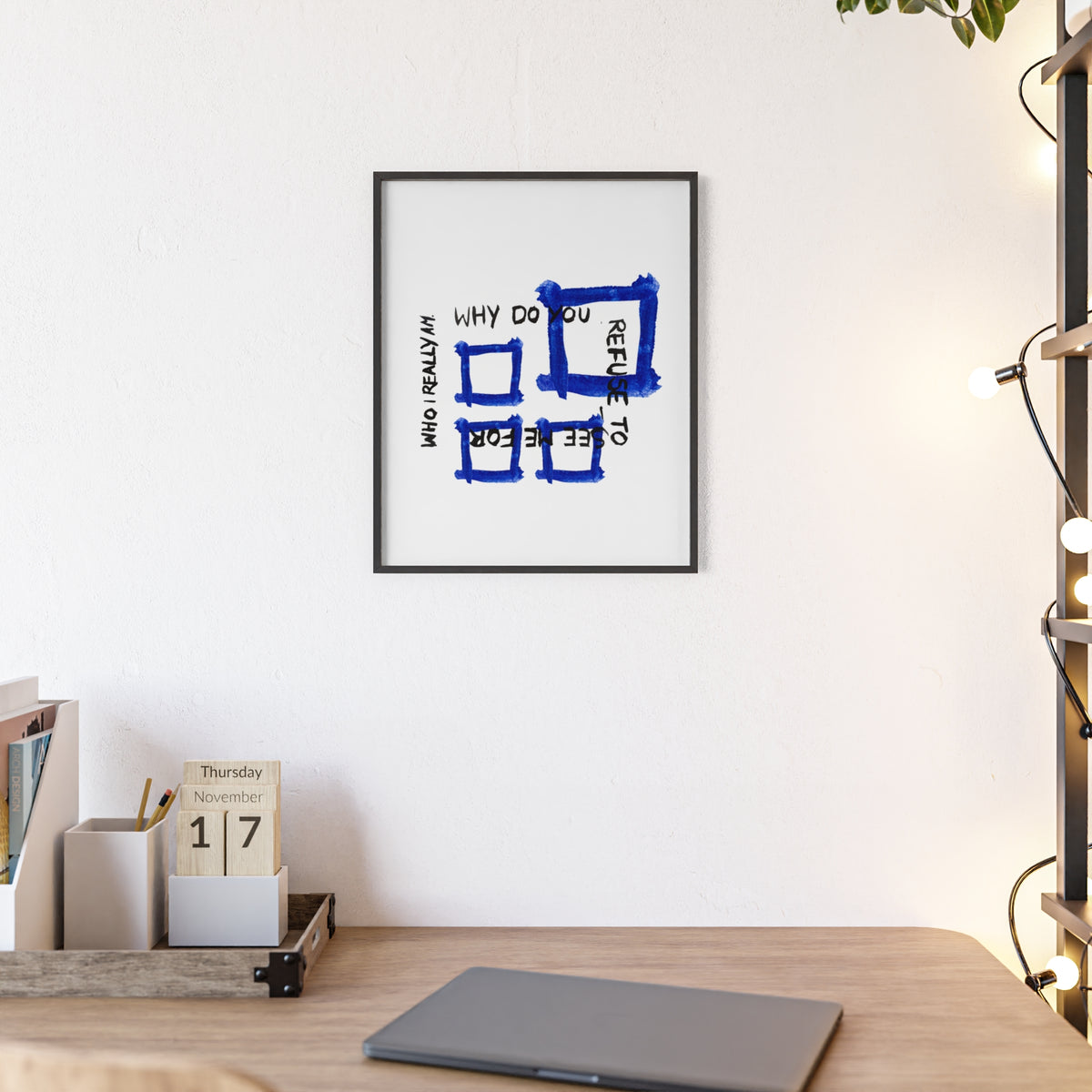 SOFTENING FRAMED PRINT
