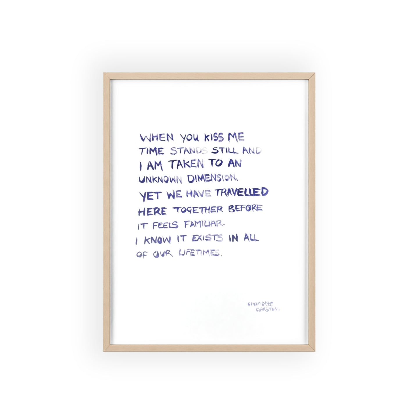 DIMENSIONS FRAMED PRINT