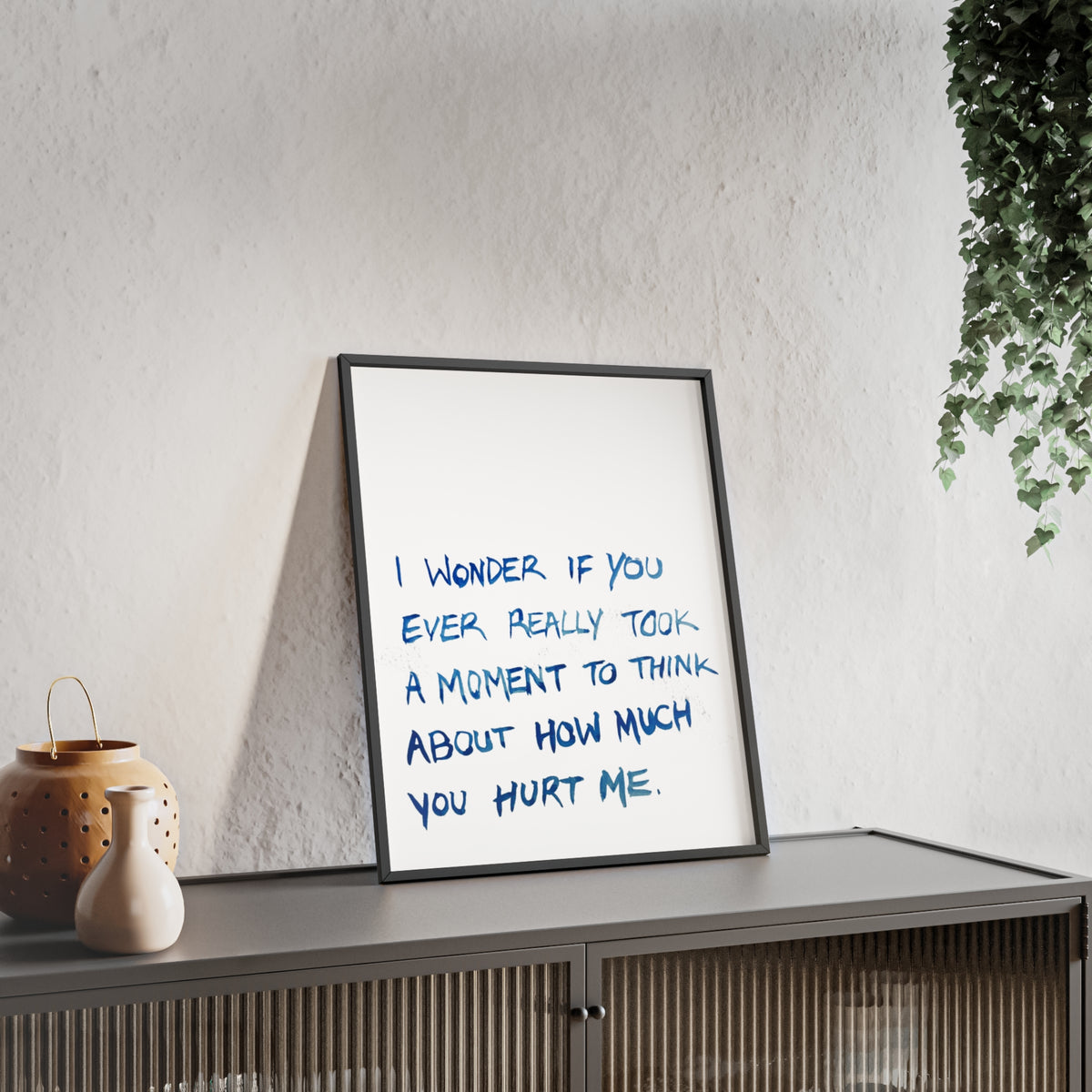 I WONDER FRAMED PRINT