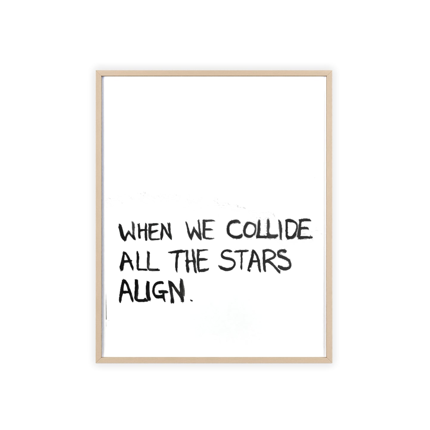 COLLIDE FRAMED PRINT