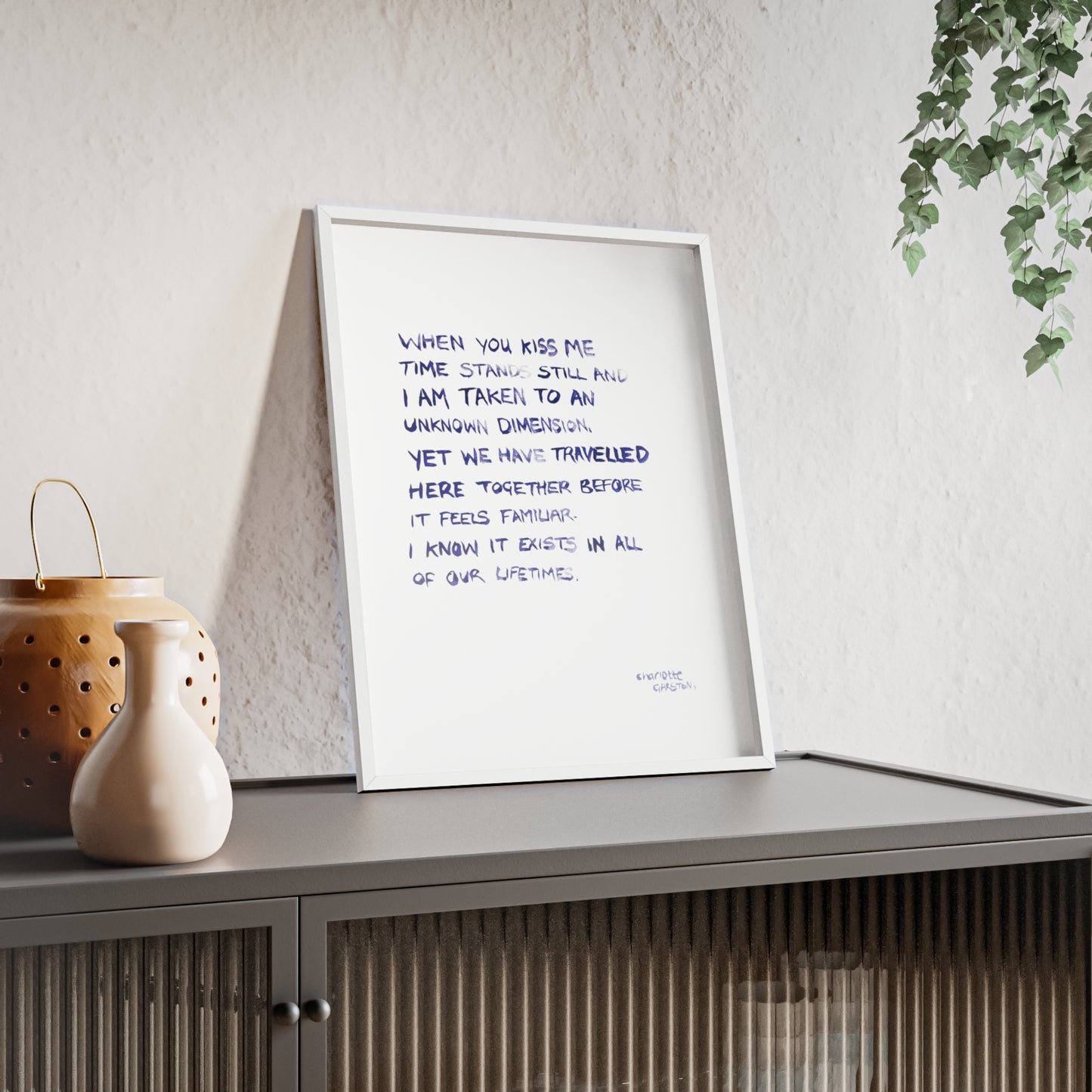 DIMENSIONS FRAMED PRINT