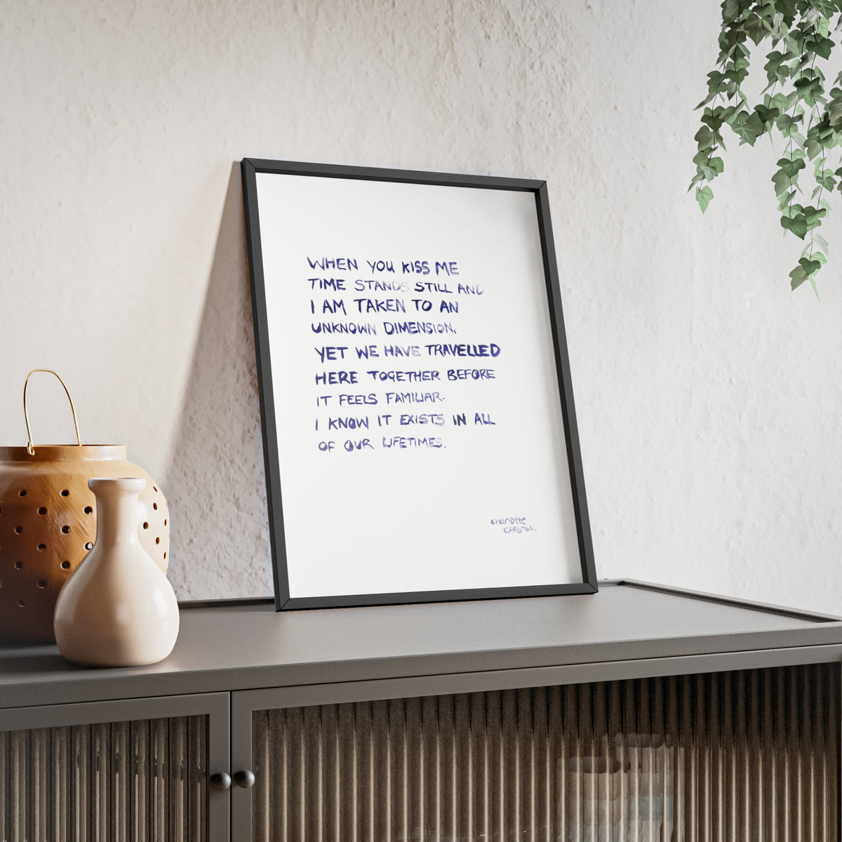 DIMENSIONS FRAMED PRINT