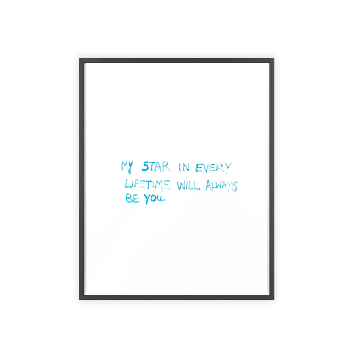 STAR FRAMED PRINT