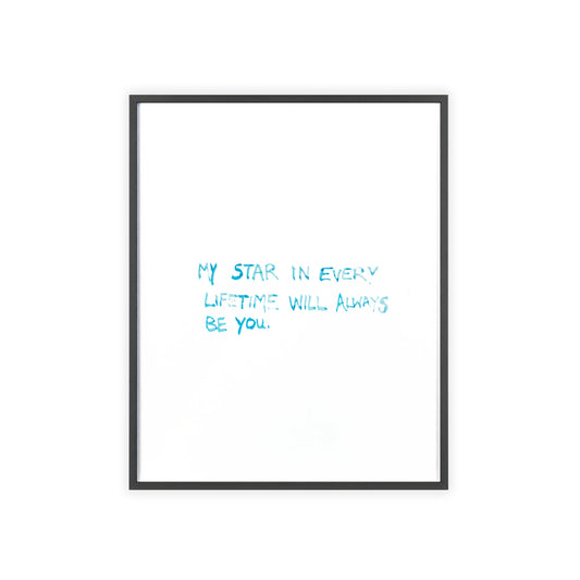 STAR FRAMED PRINT