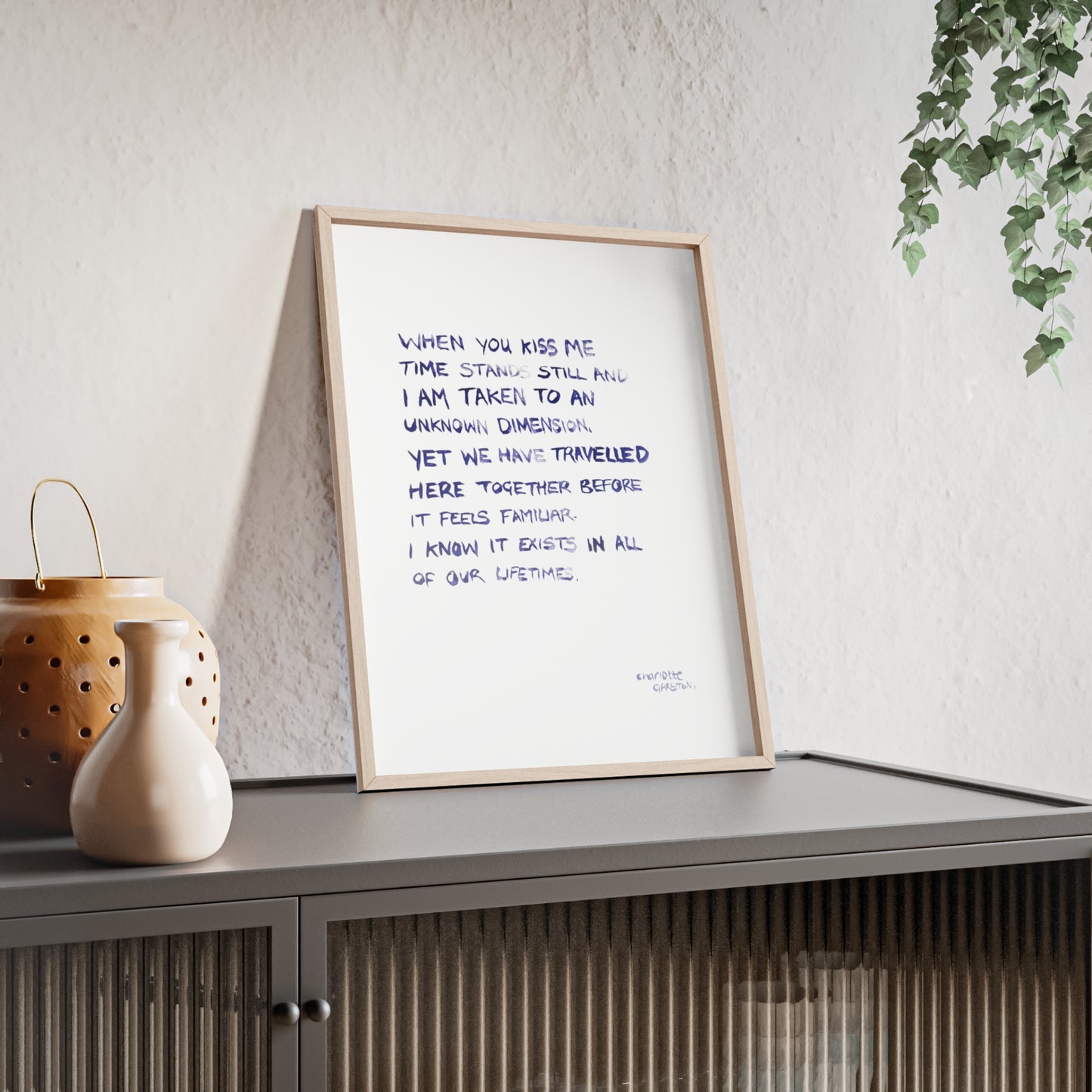 DIMENSIONS FRAMED PRINT