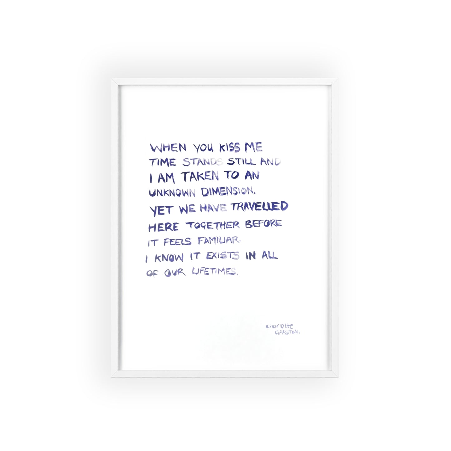 DIMENSIONS FRAMED PRINT