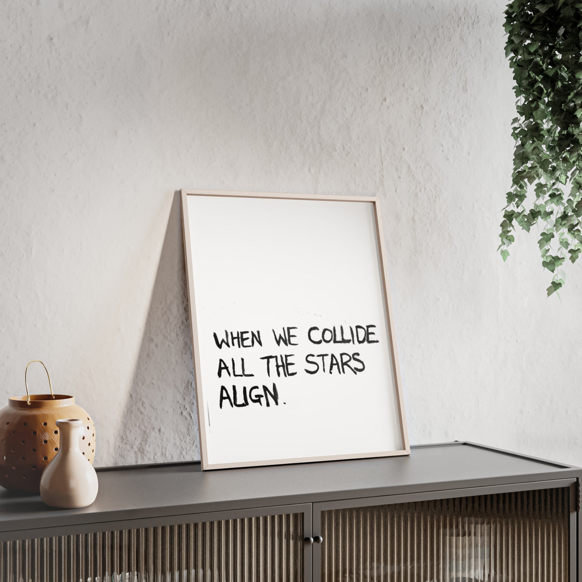 COLLIDE FRAMED PRINT