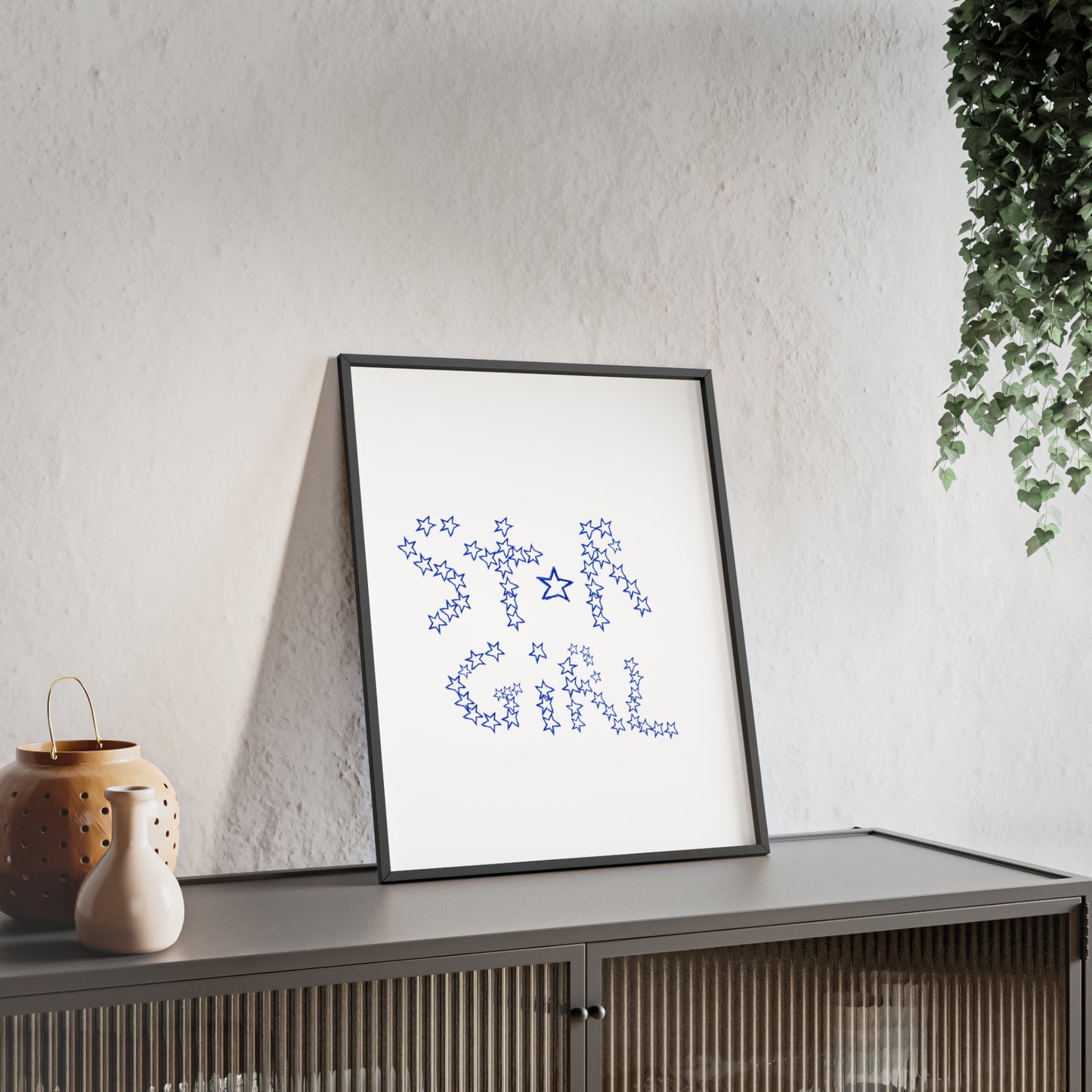 STAR GIRL FRAMED PRINT