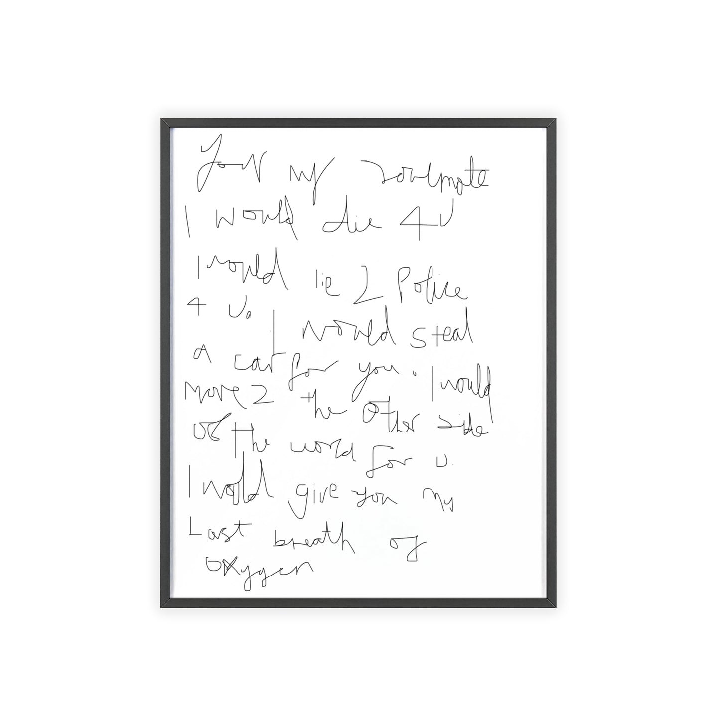 SOULMATE FRAMED PRINT