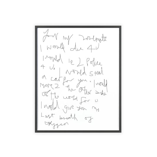 SOULMATE FRAMED PRINT