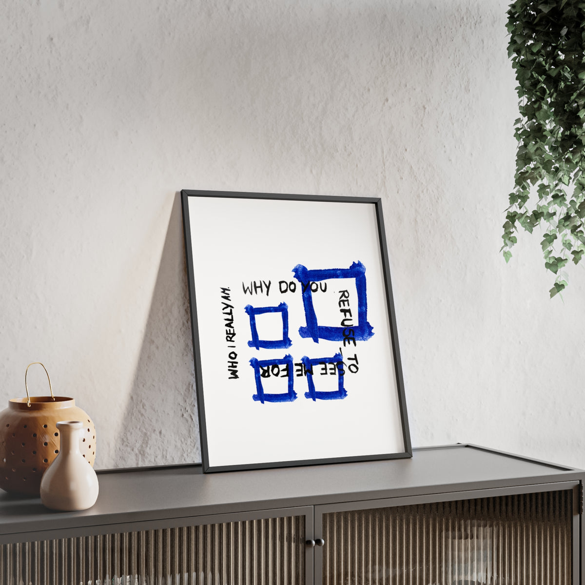 SOFTENING FRAMED PRINT