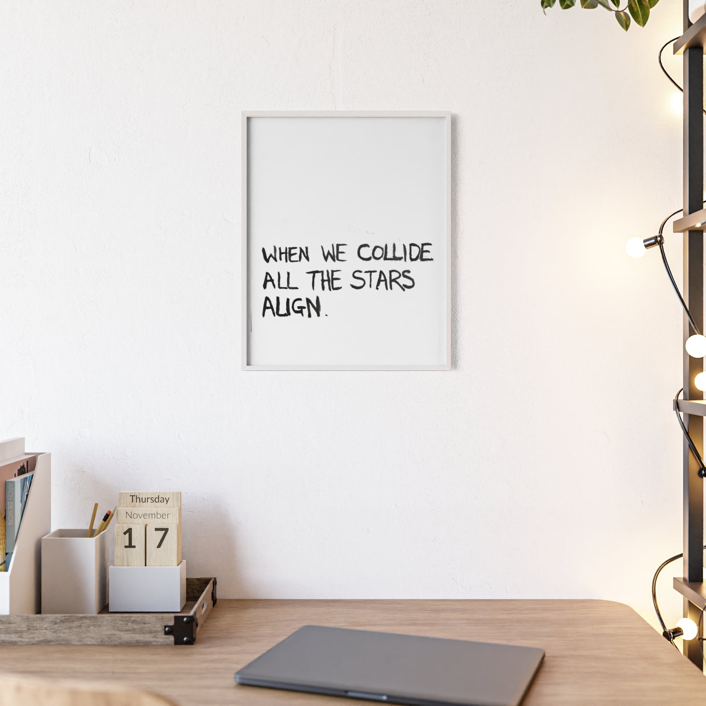 COLLIDE FRAMED PRINT
