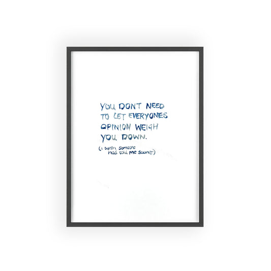 CHAINS FRAMED PRINT