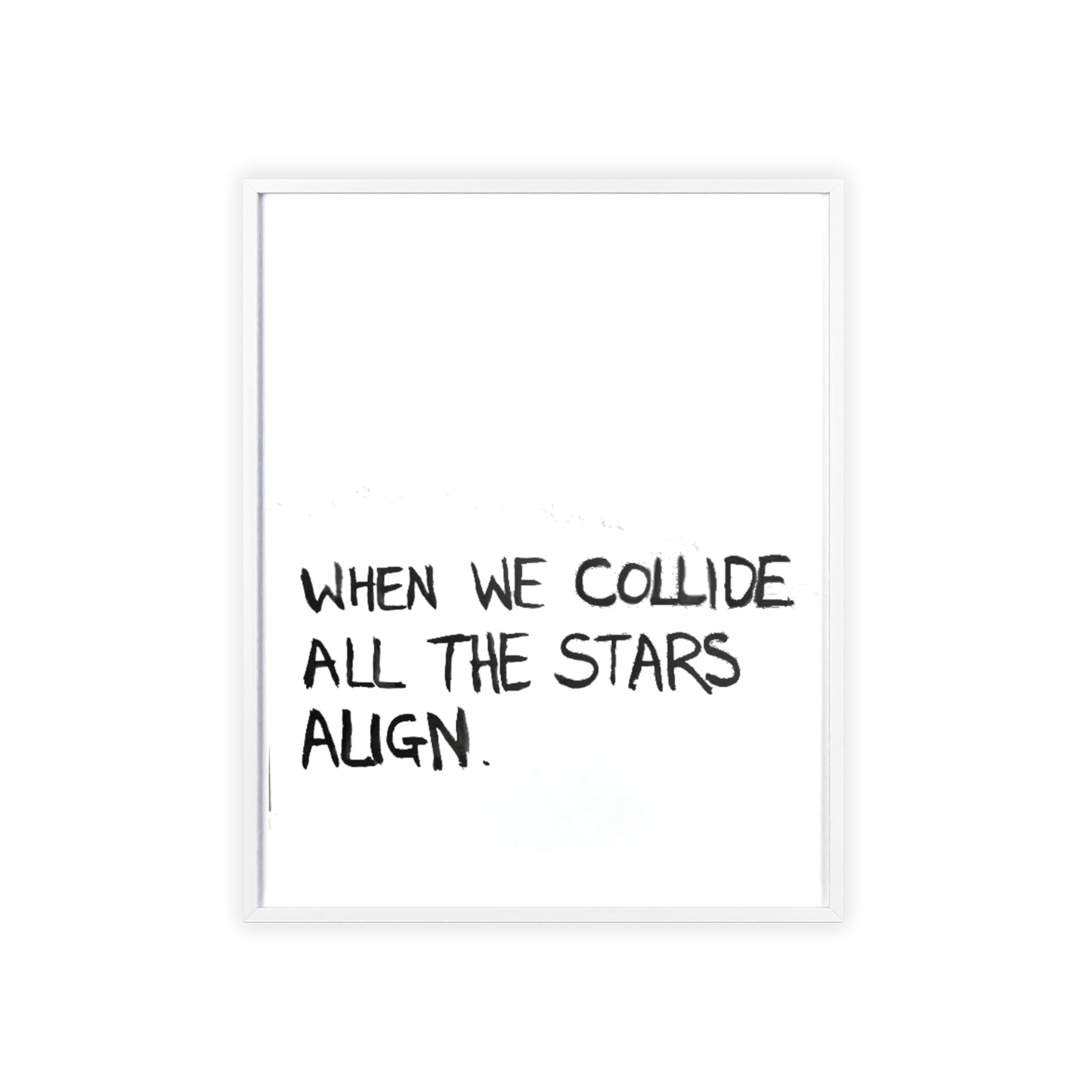COLLIDE FRAMED PRINT
