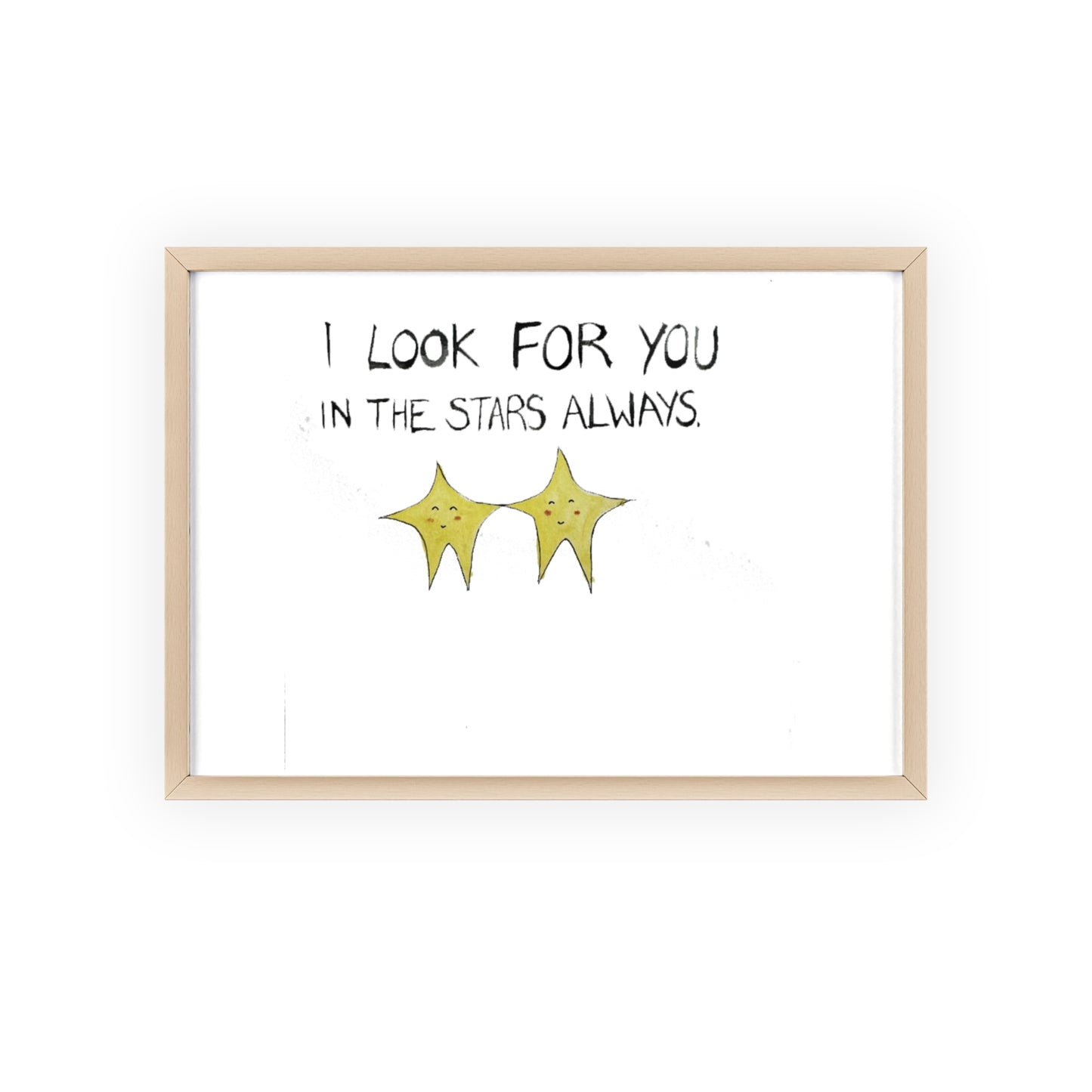 SEARCHING FRAMED PRINT