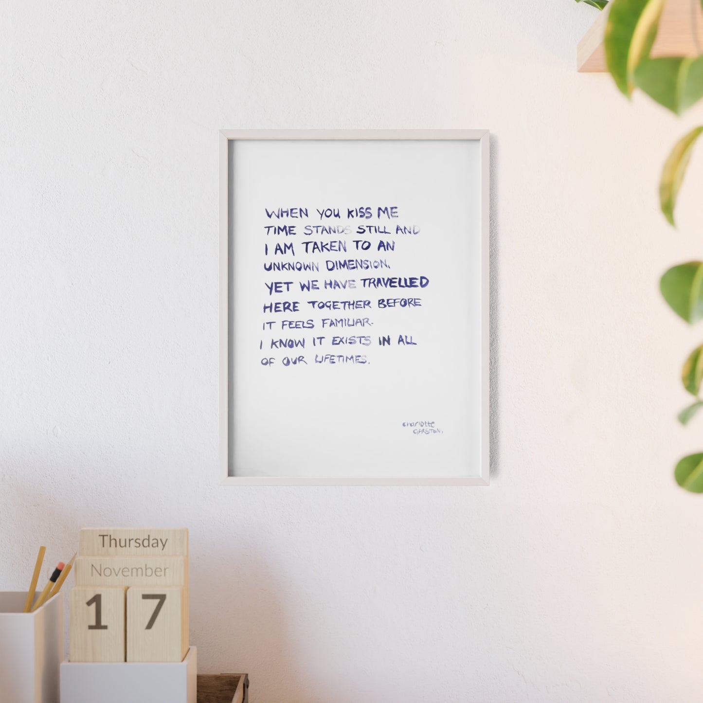 DIMENSIONS FRAMED PRINT