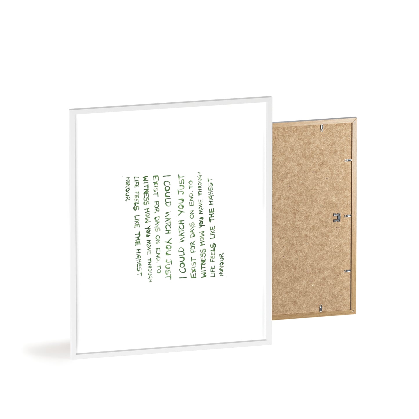 STILLNESS FRAMED PRINT