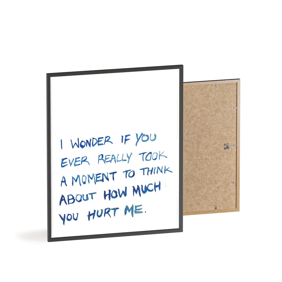 I WONDER FRAMED PRINT