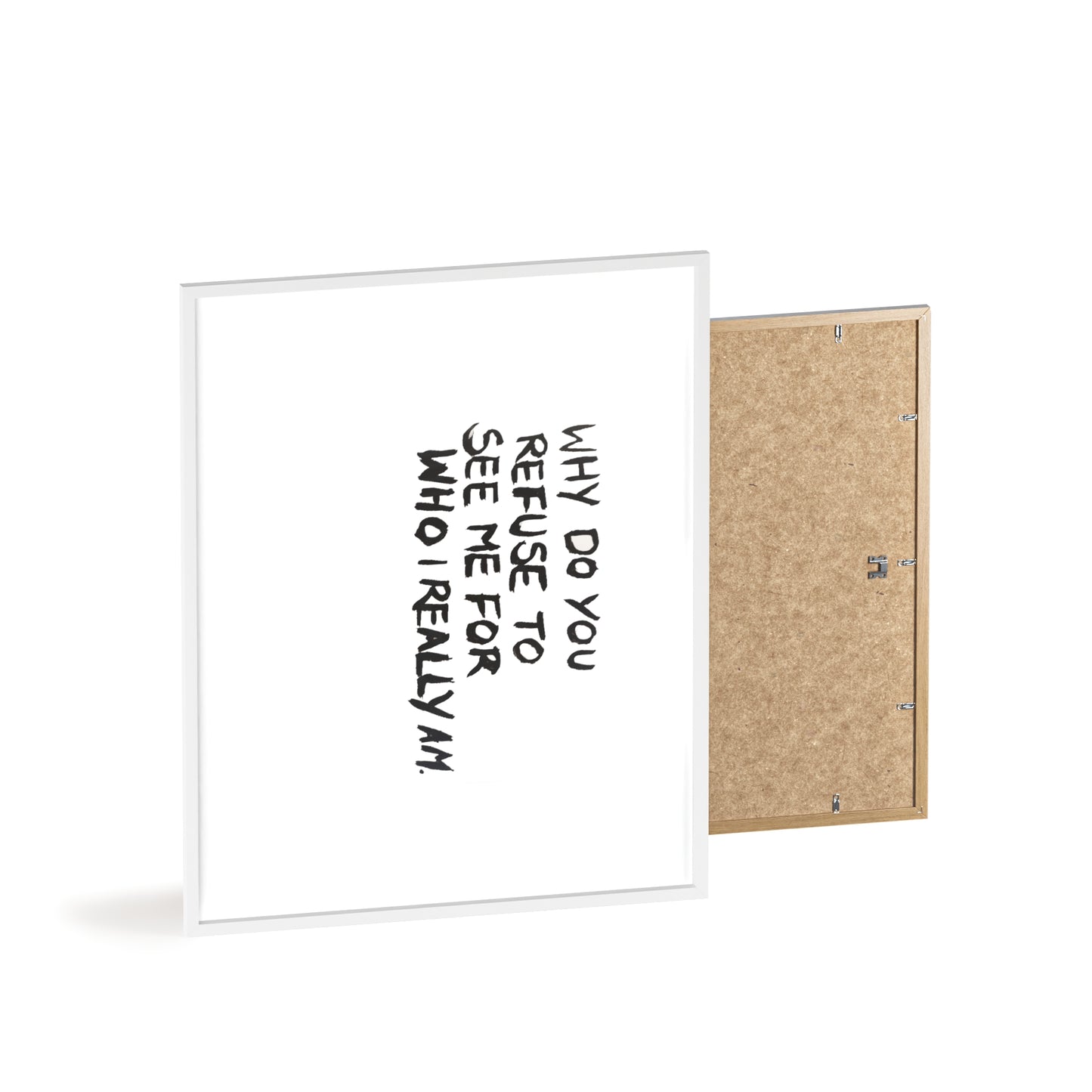 INVISIBLE FRAMED PRINT