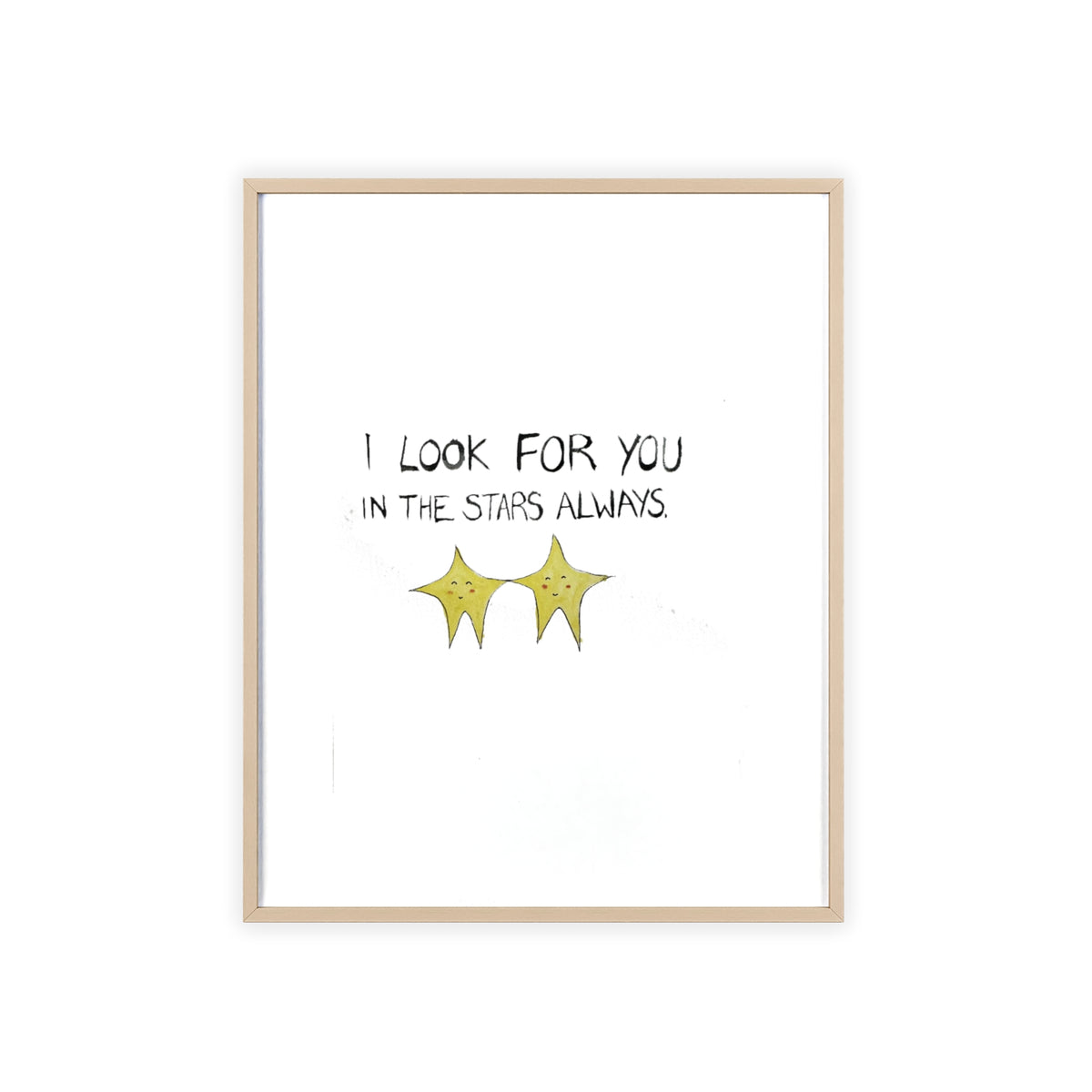 SEARCHING FRAMED PRINT