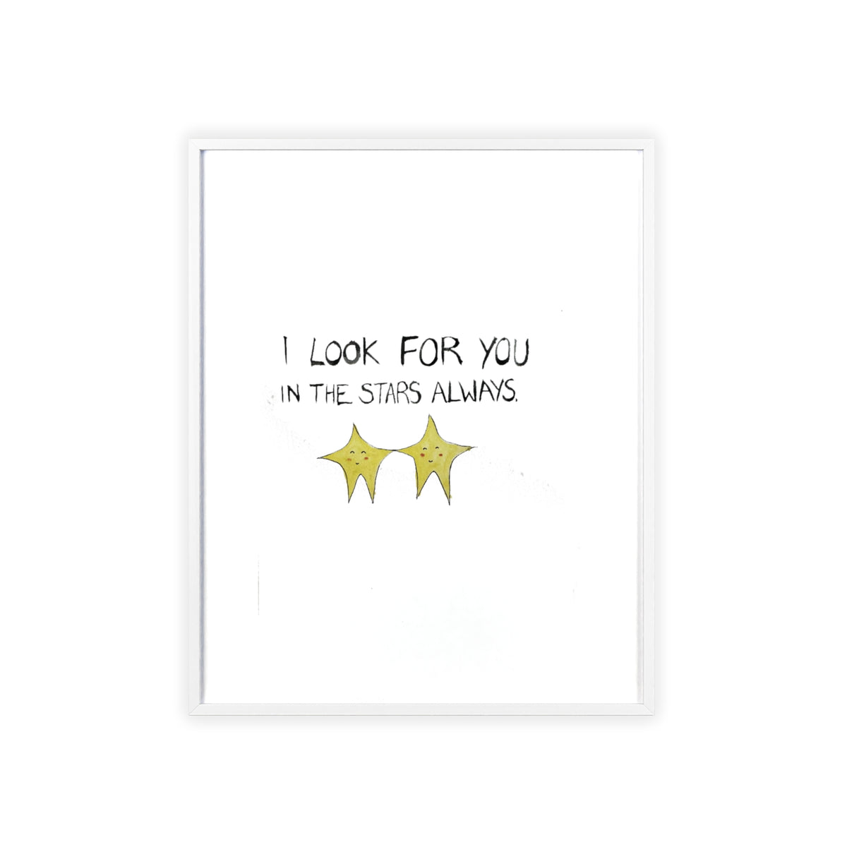 SEARCHING FRAMED PRINT
