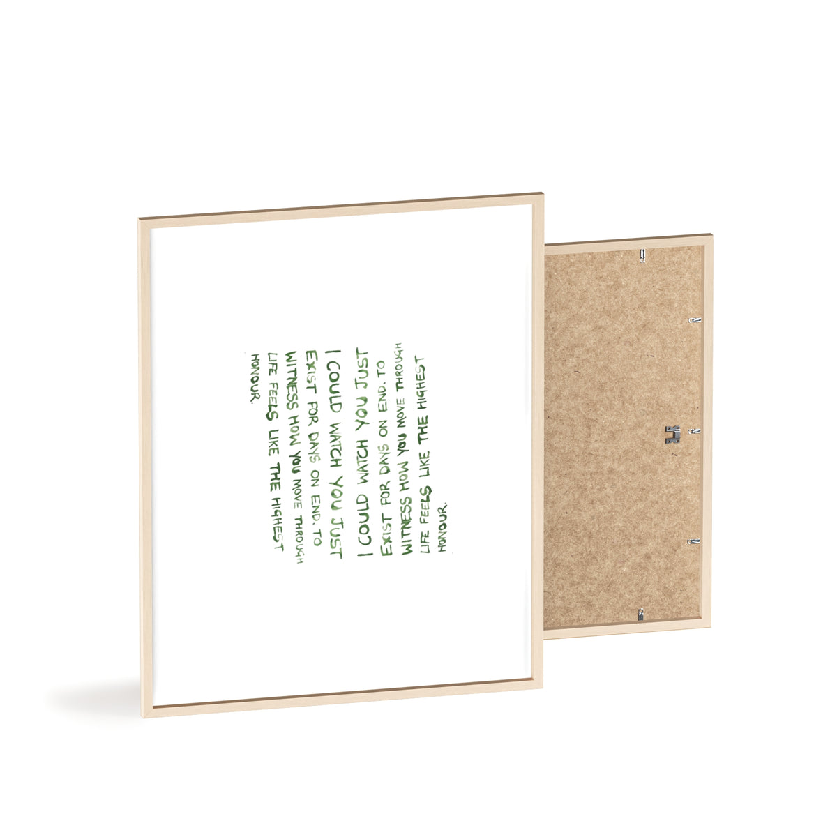 STILLNESS FRAMED PRINT