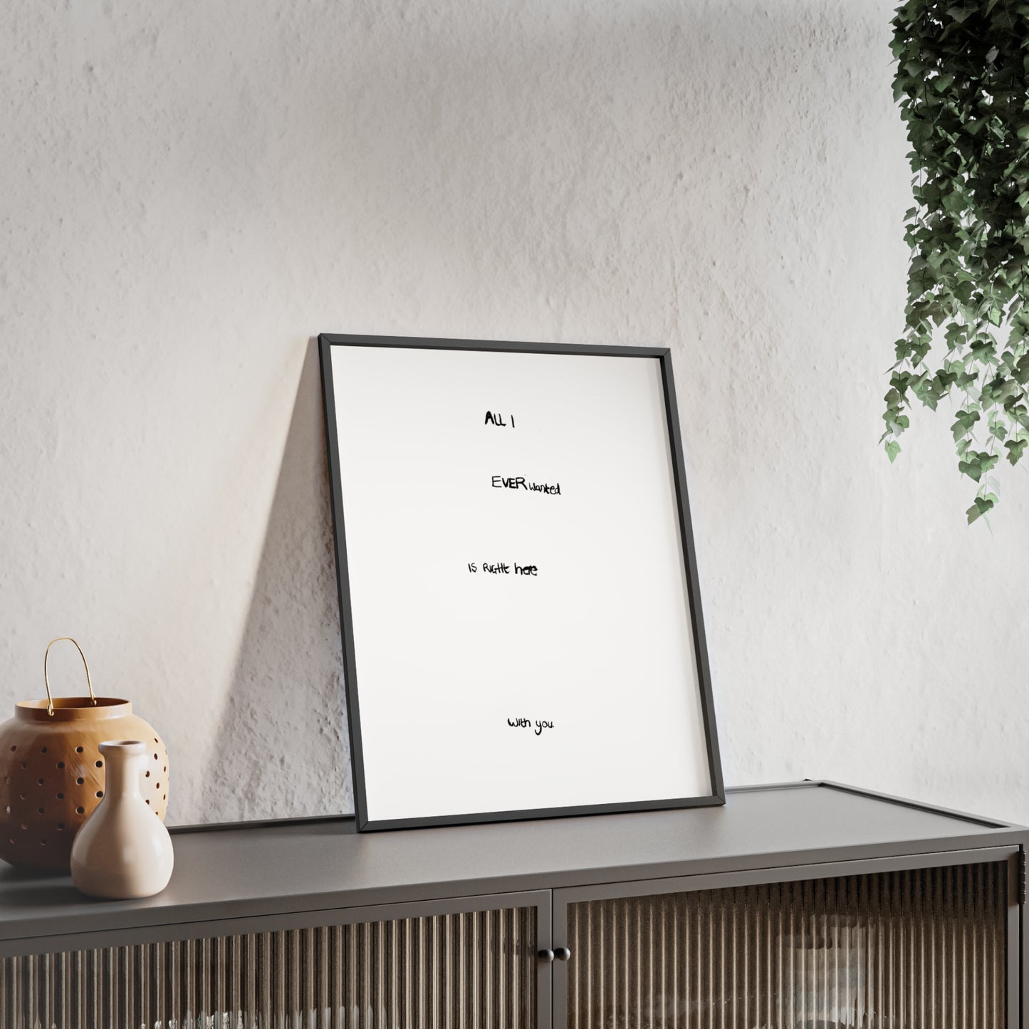 ALL FRAMED PRINT