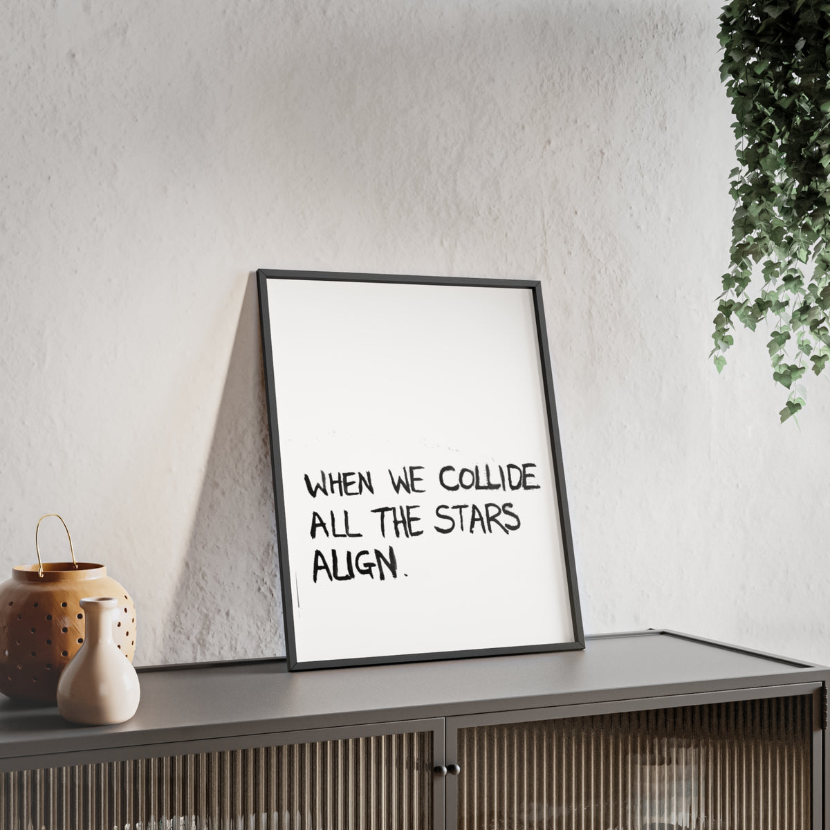 COLLIDE FRAMED PRINT
