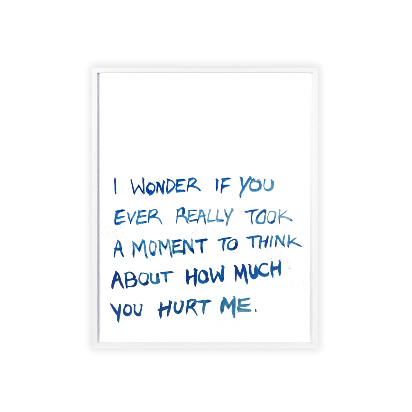 I WONDER FRAMED PRINT