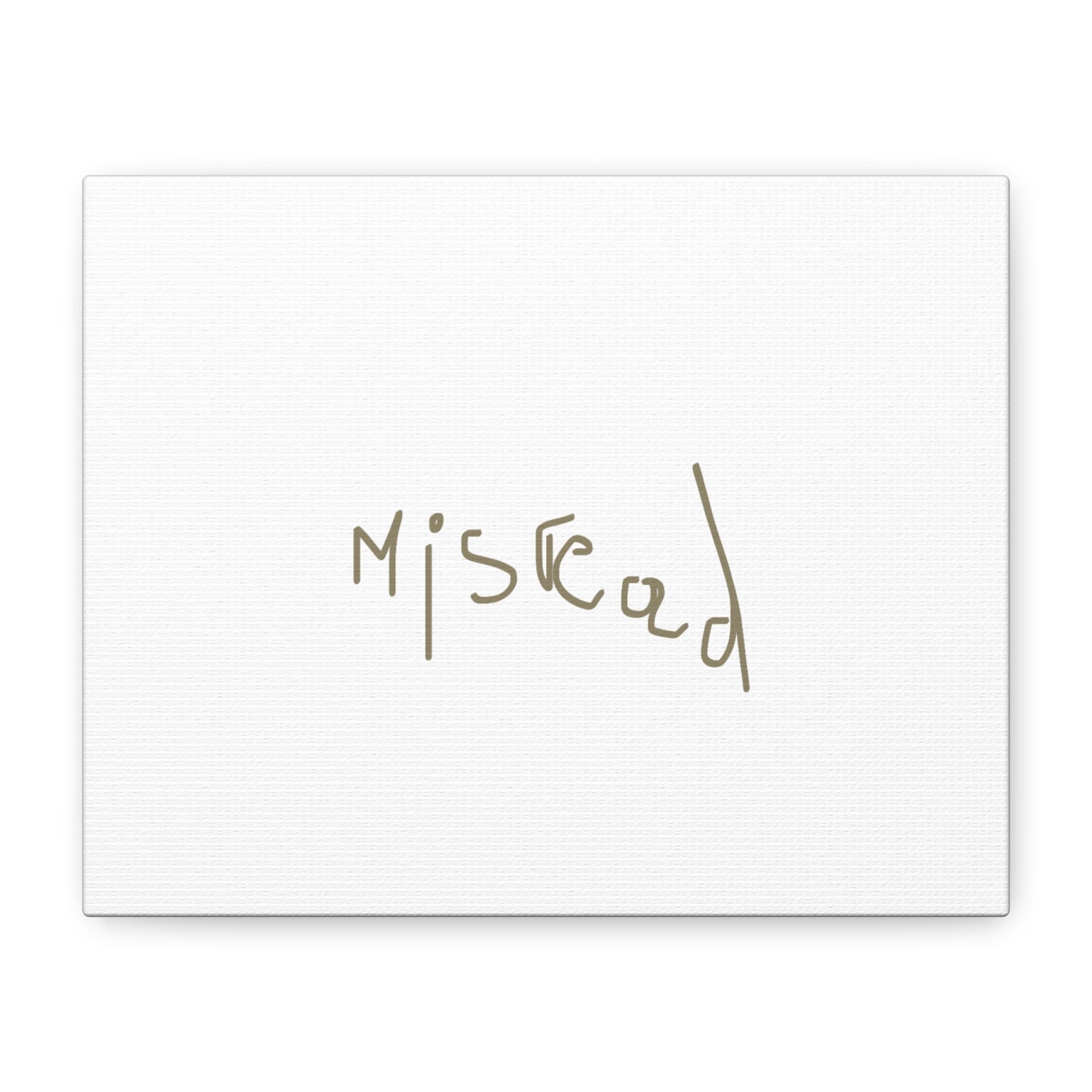 "Misread"