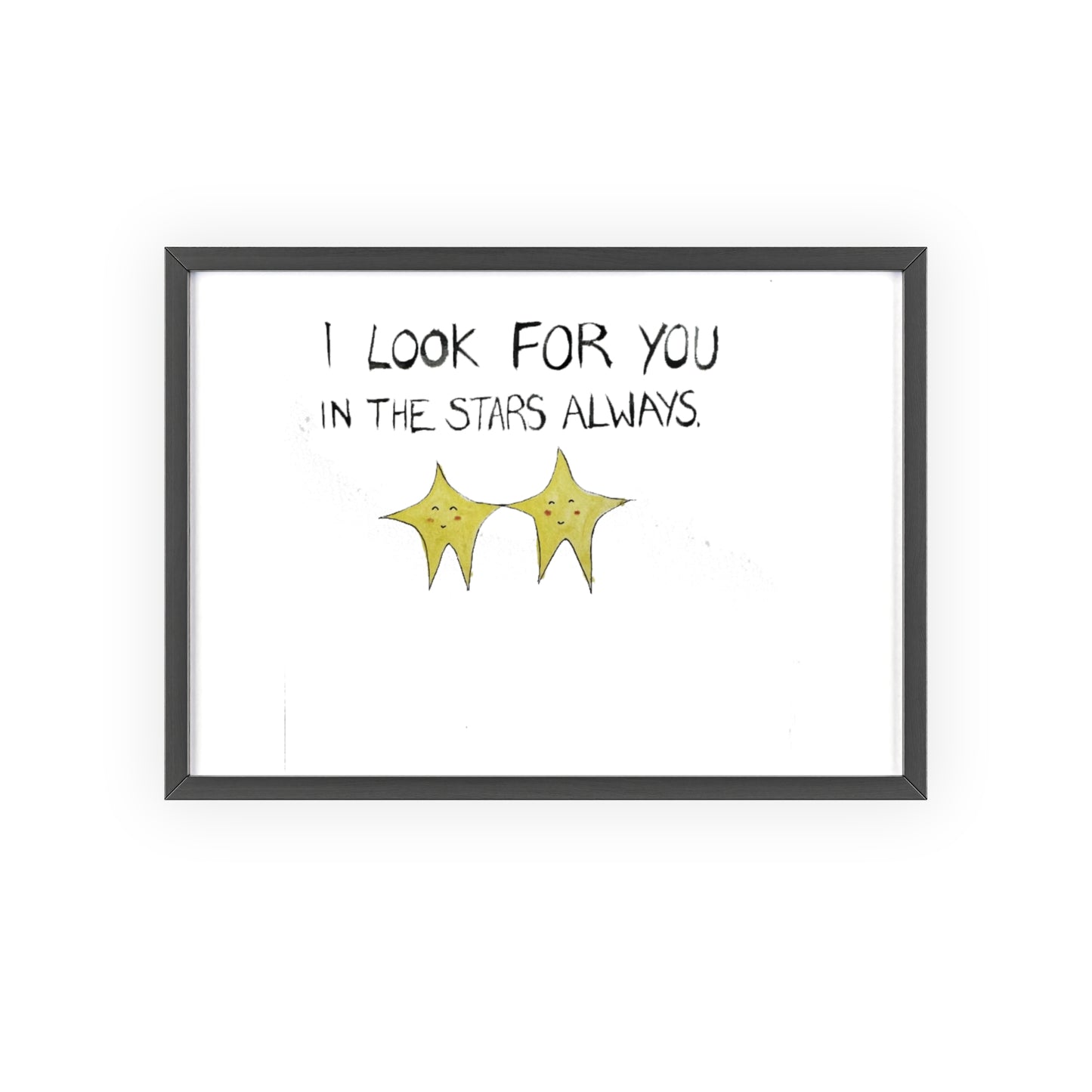 SEARCHING FRAMED PRINT