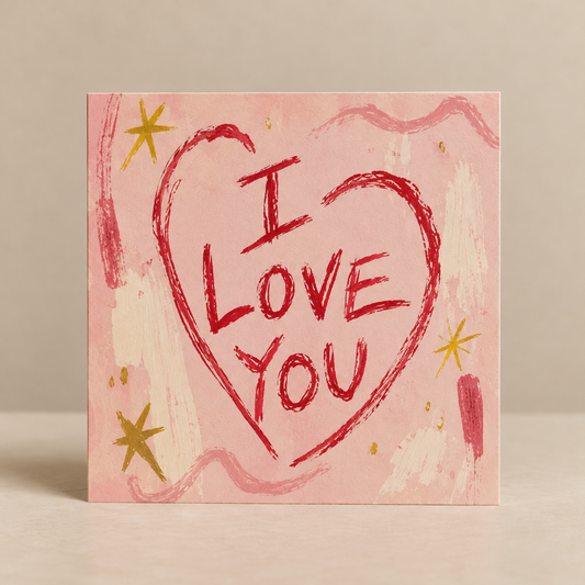 I LOVE POSTCARD