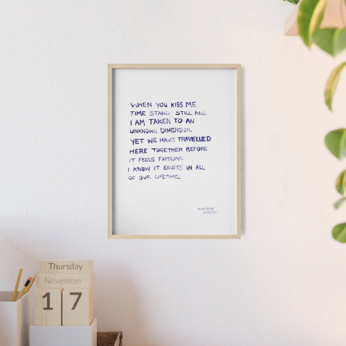 DIMENSIONS FRAMED PRINT