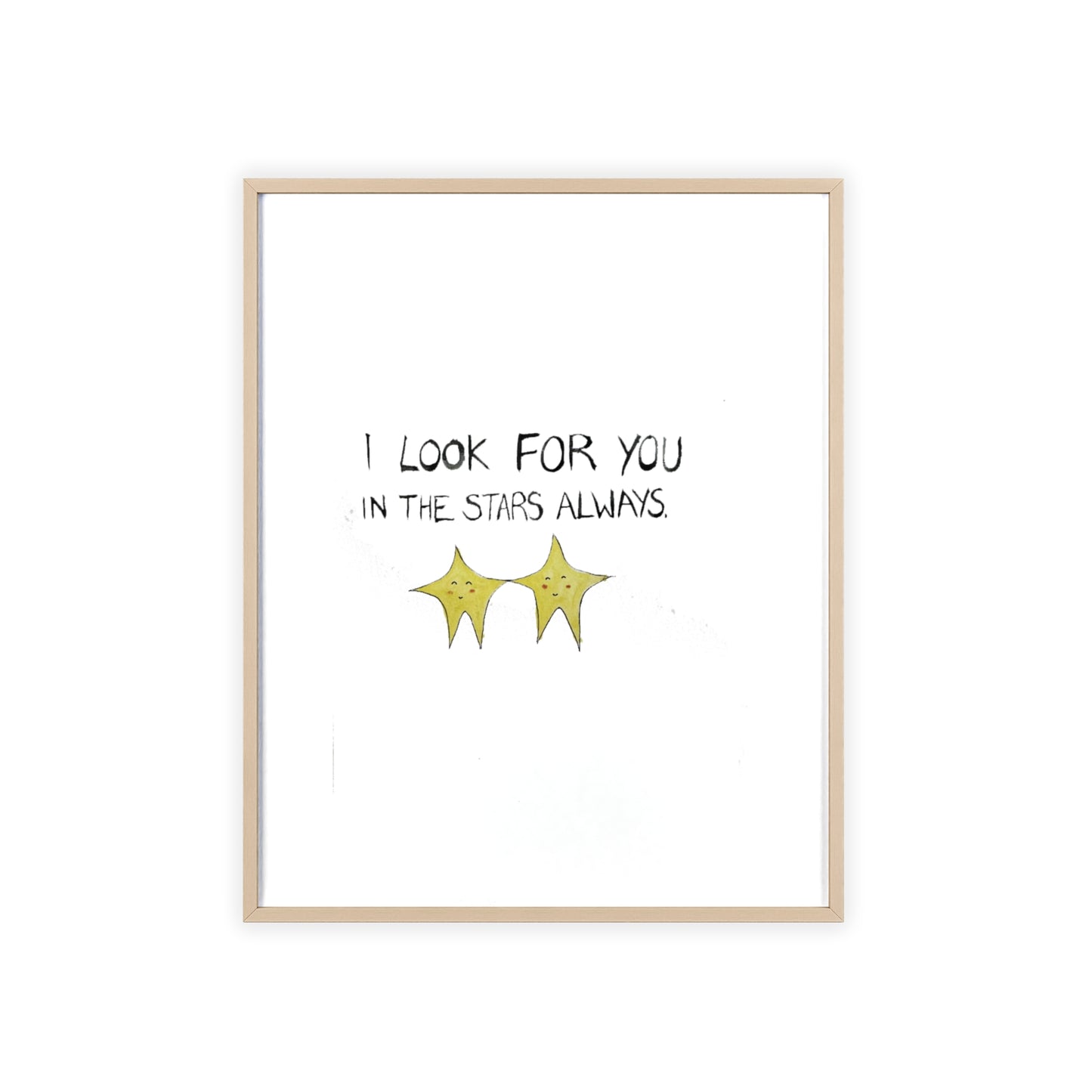 SEARCHING FRAMED PRINT