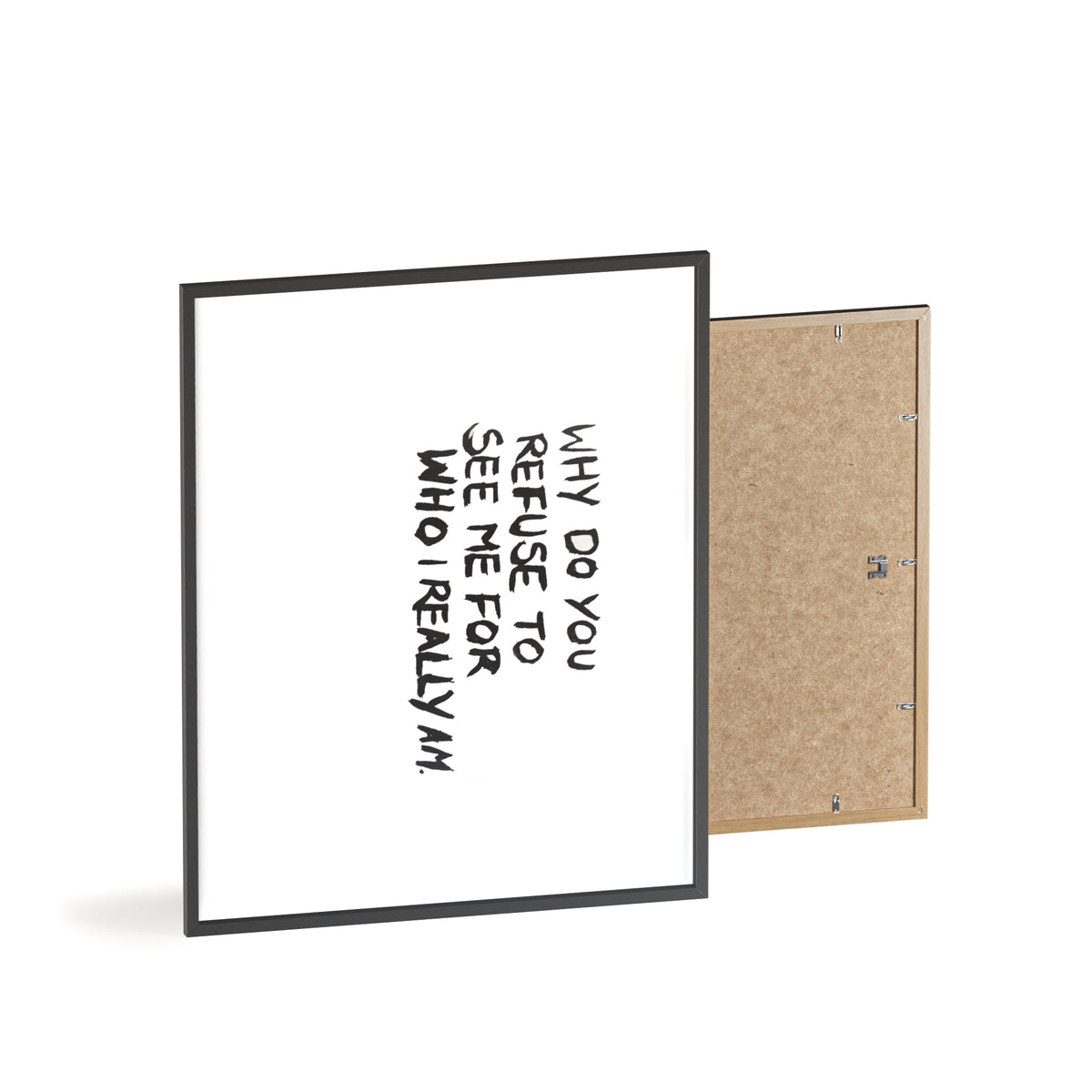 INVISIBLE FRAMED PRINT