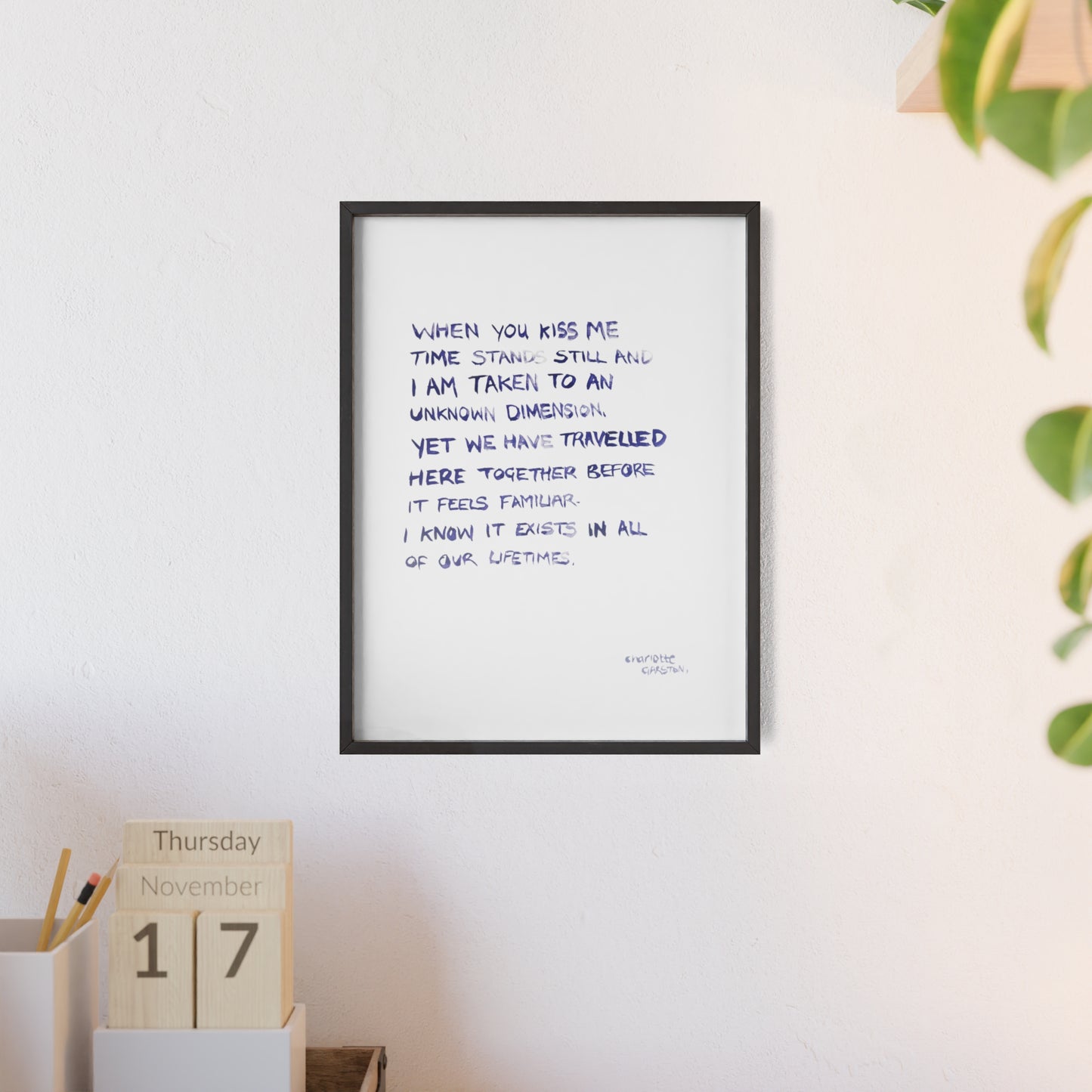 DIMENSIONS FRAMED PRINT