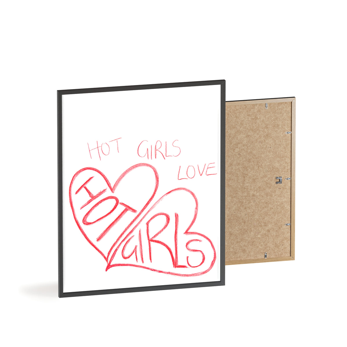 HOT GIRLS FRAMED PRINT
