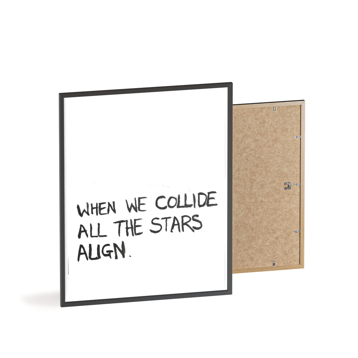 COLLIDE FRAMED PRINT