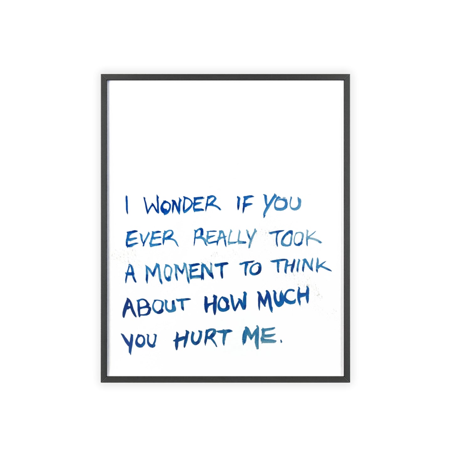 I WONDER FRAMED PRINT