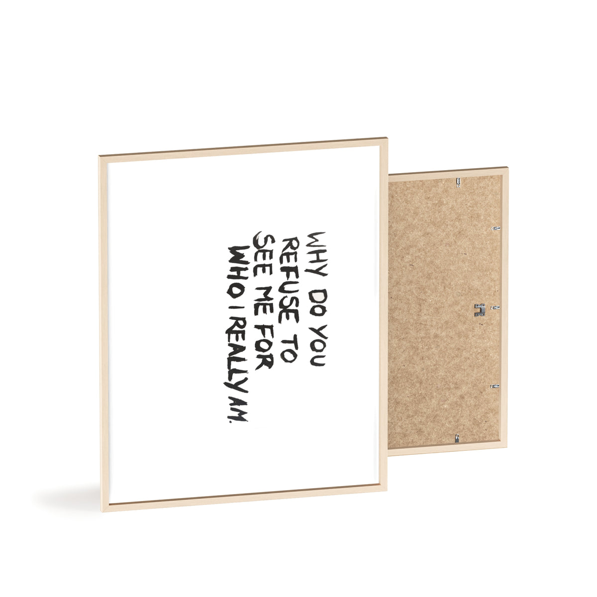 INVISIBLE FRAMED PRINT