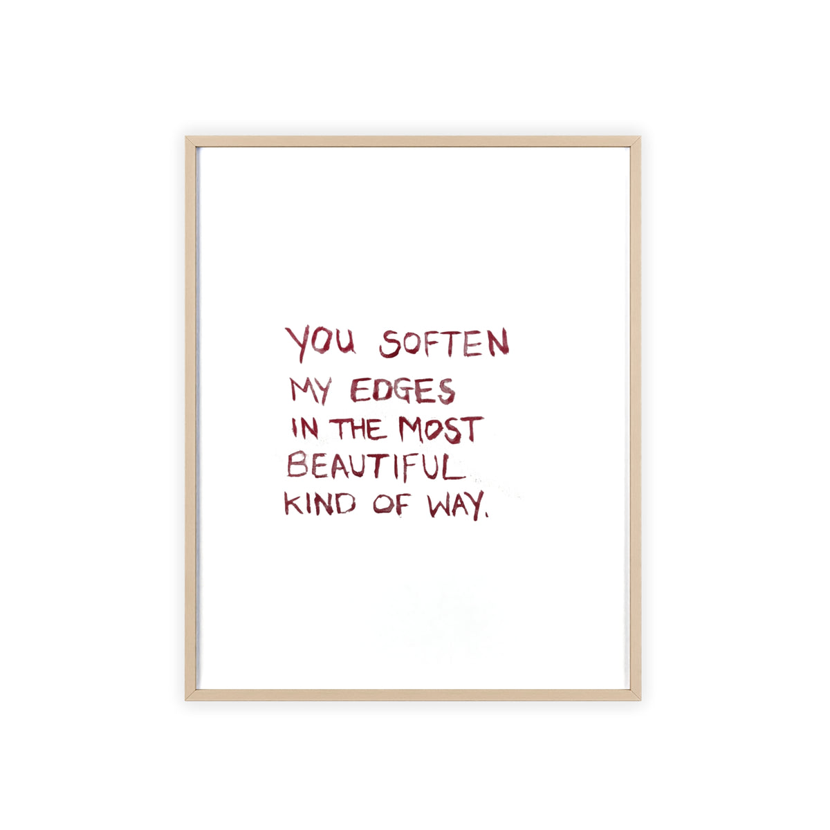 EDGES FRAMED PRINT