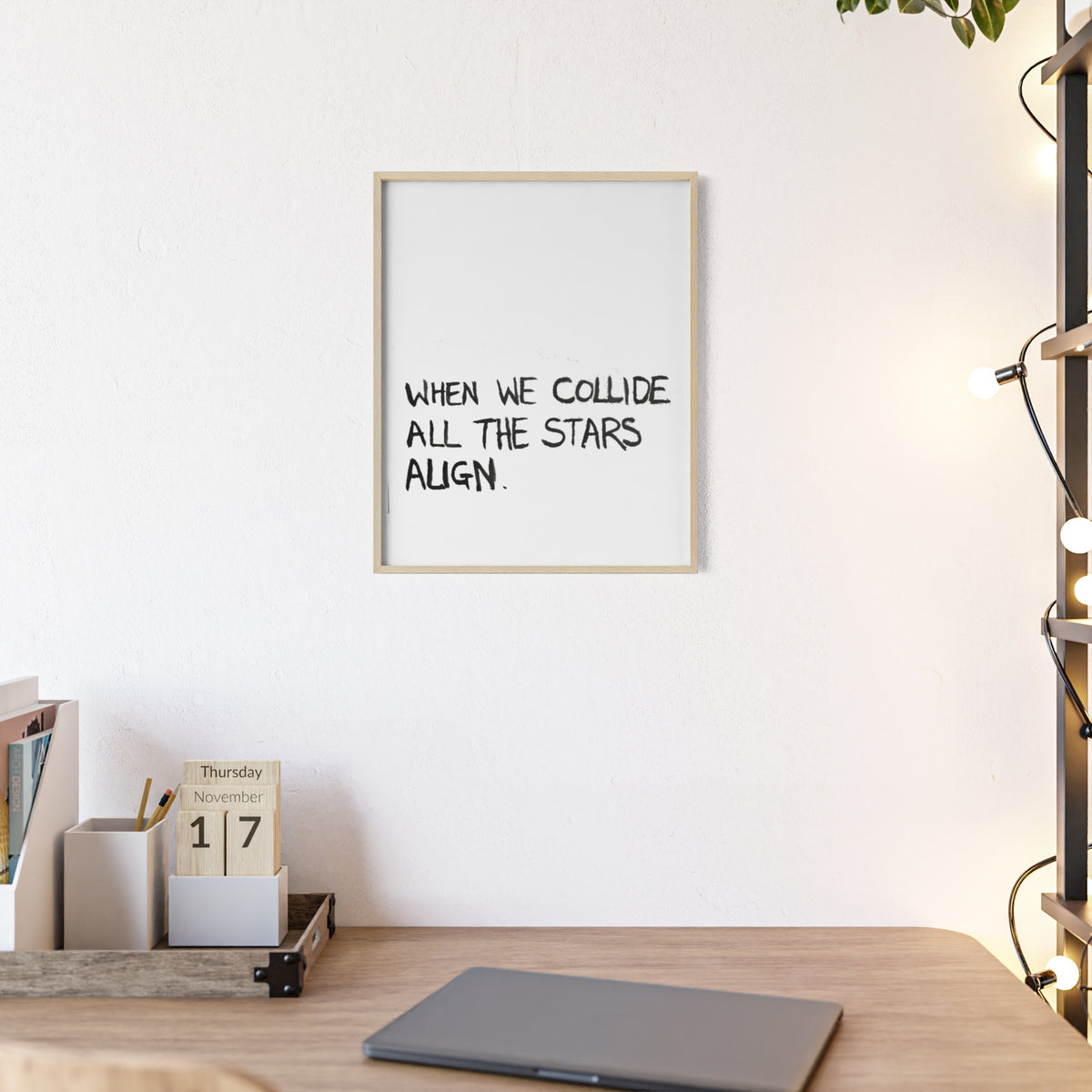 COLLIDE FRAMED PRINT