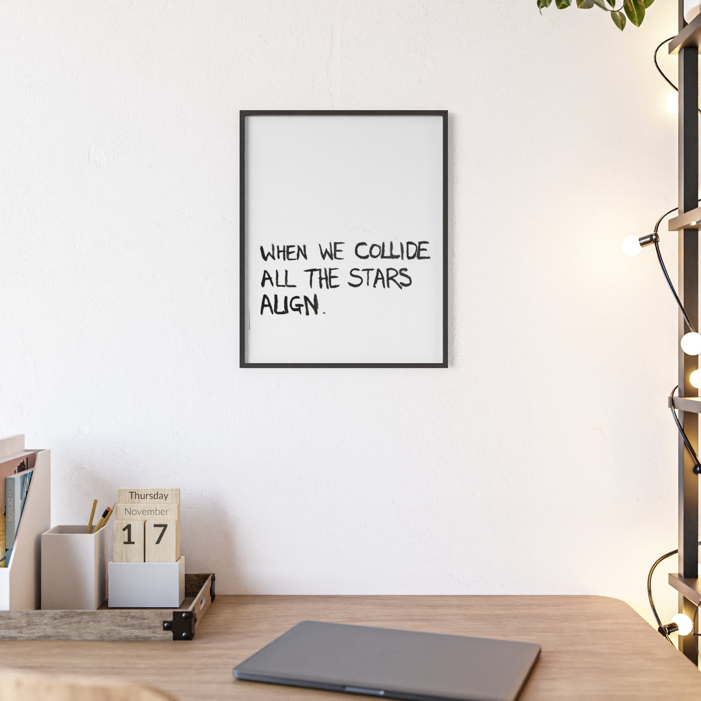 COLLIDE FRAMED PRINT