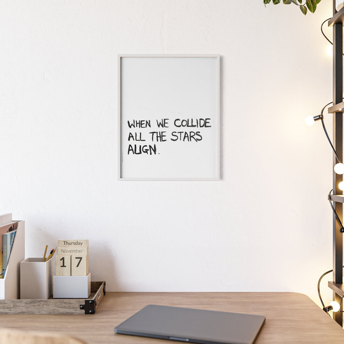 COLLIDE FRAMED PRINT