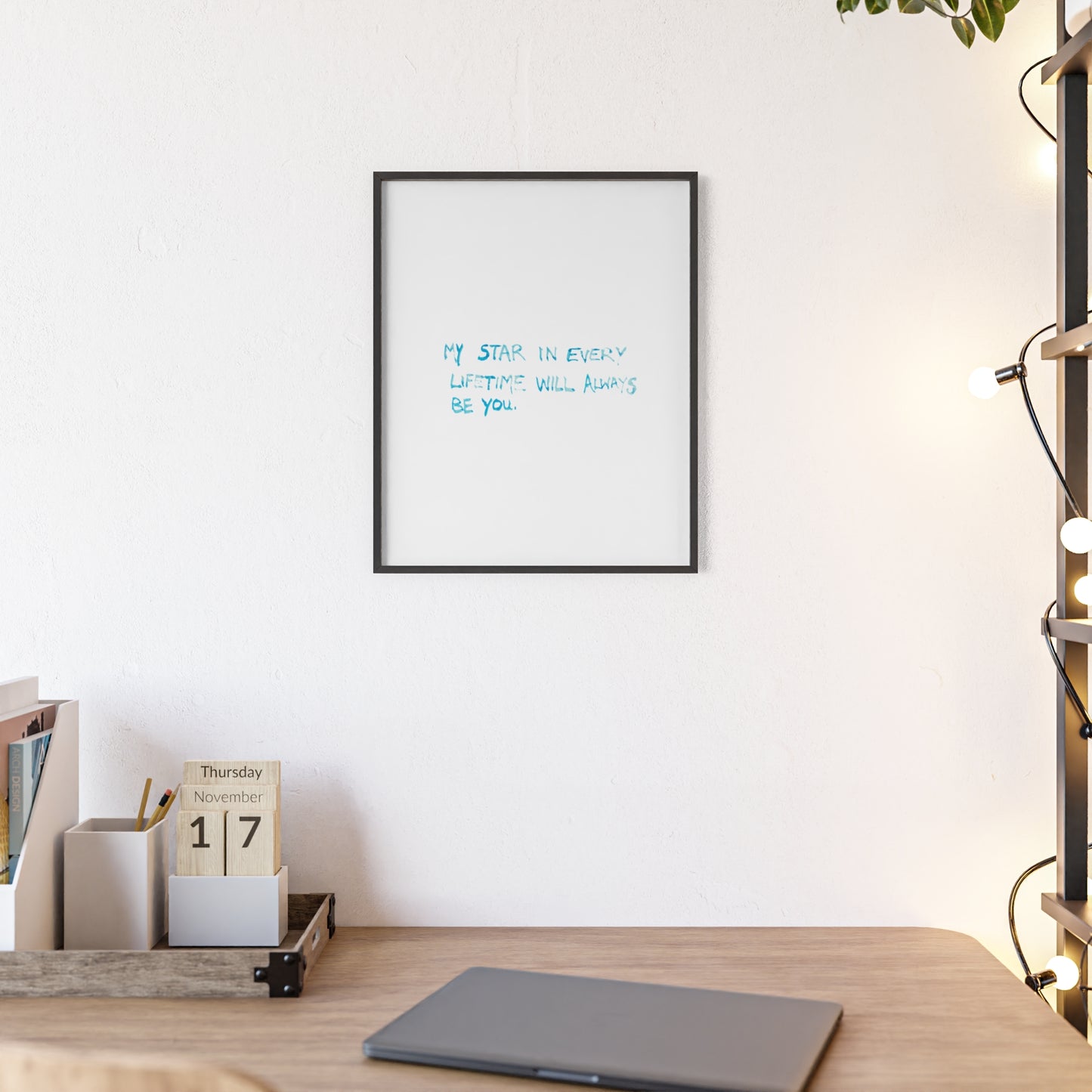STAR FRAMED PRINT
