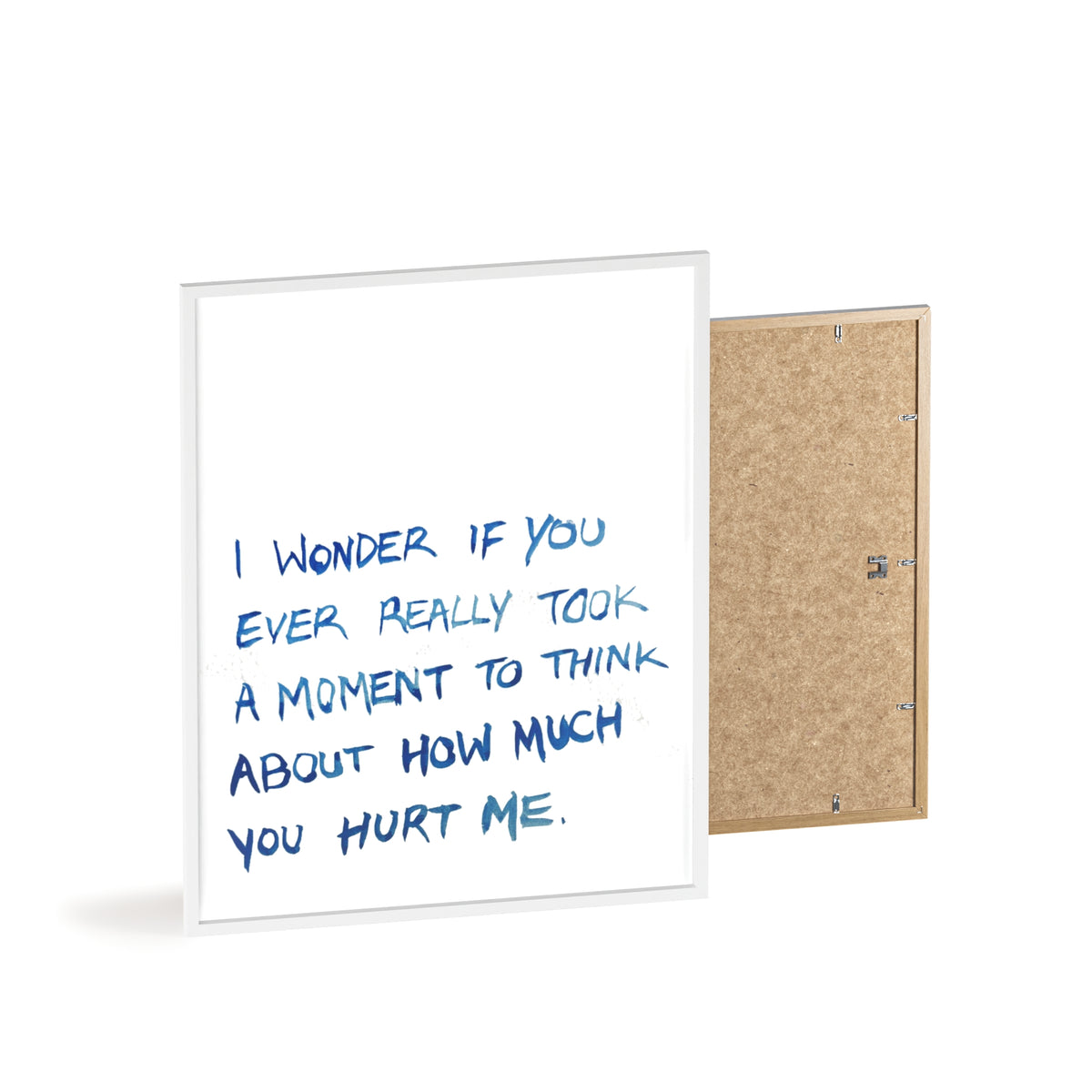 I WONDER FRAMED PRINT