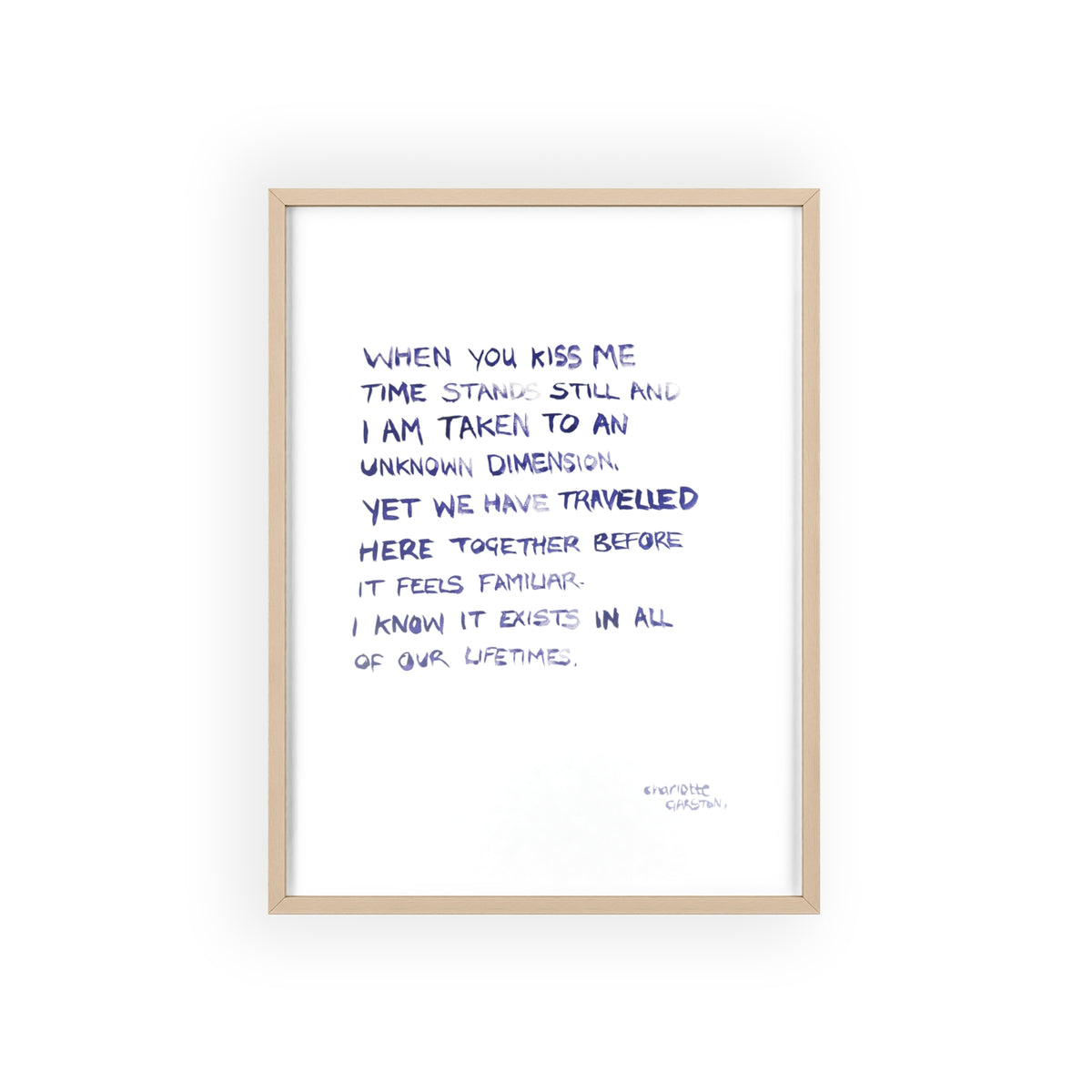 DIMENSIONS FRAMED PRINT